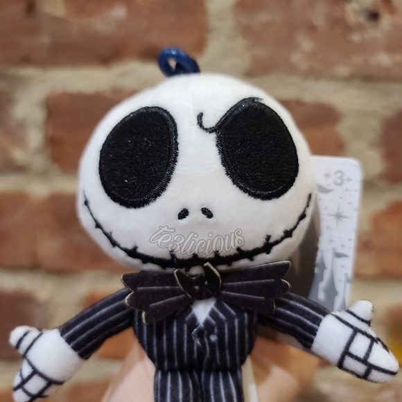 DISNEY PARKS JACK SKELLINGTON PLUSH KEYCHAIN - Picture 2 of 6